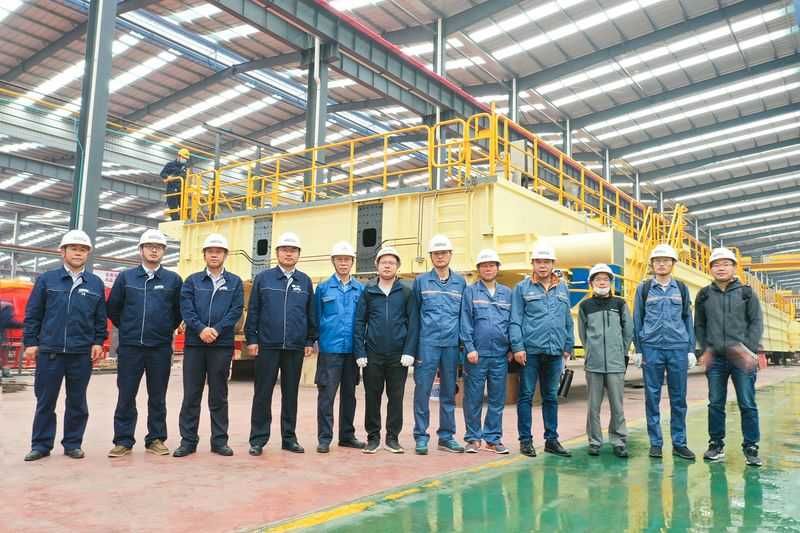  河南礦山承制寶鋼湛江起重機再次順利通過**A檢！